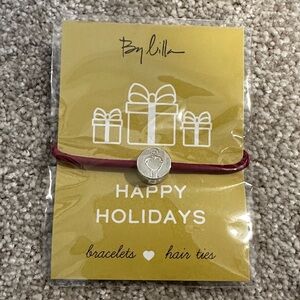 Red Hair Tie Bracelet